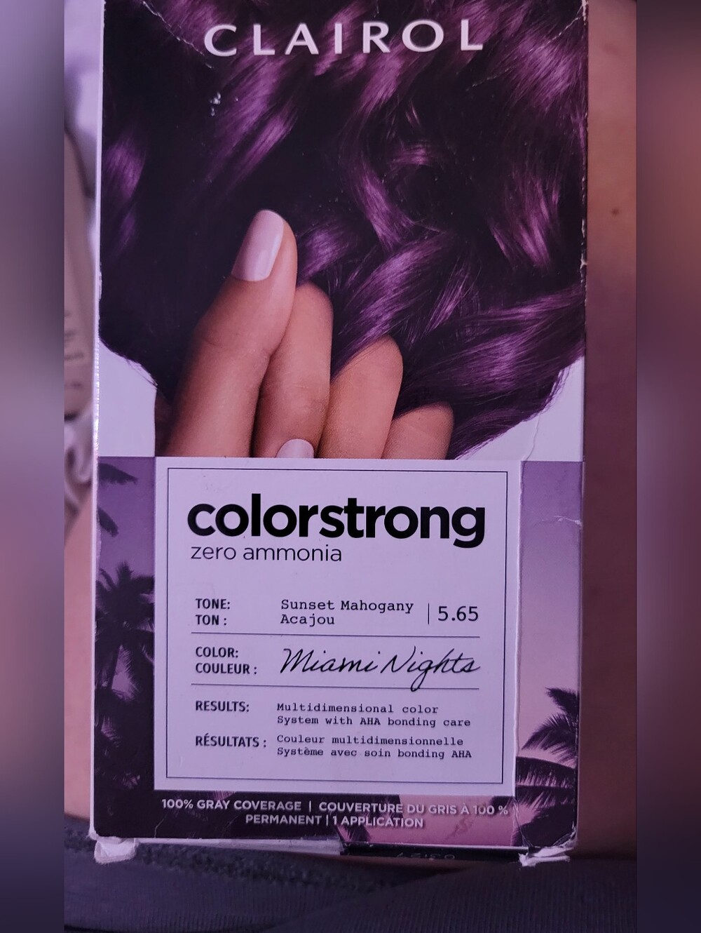 Clairol ColorStrong Hair Color - Zero Ammonia (Sunset Mahogany 5.65)